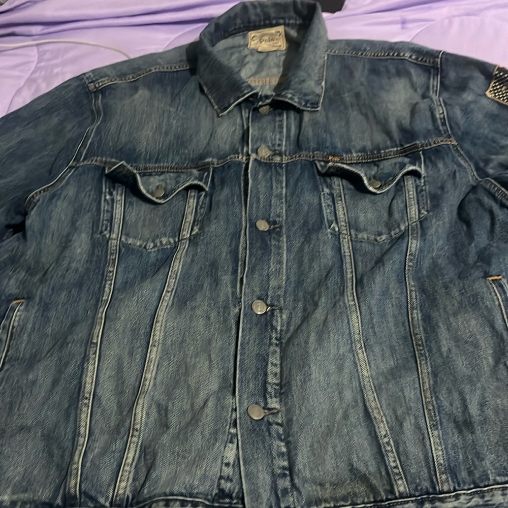 Polo Jean Jacket Button Down - image 1